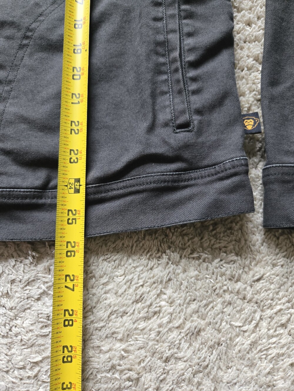 Bowler Brothers Chore Jacket Mens M Green Canvas Field Utility - Picture 6 of 8